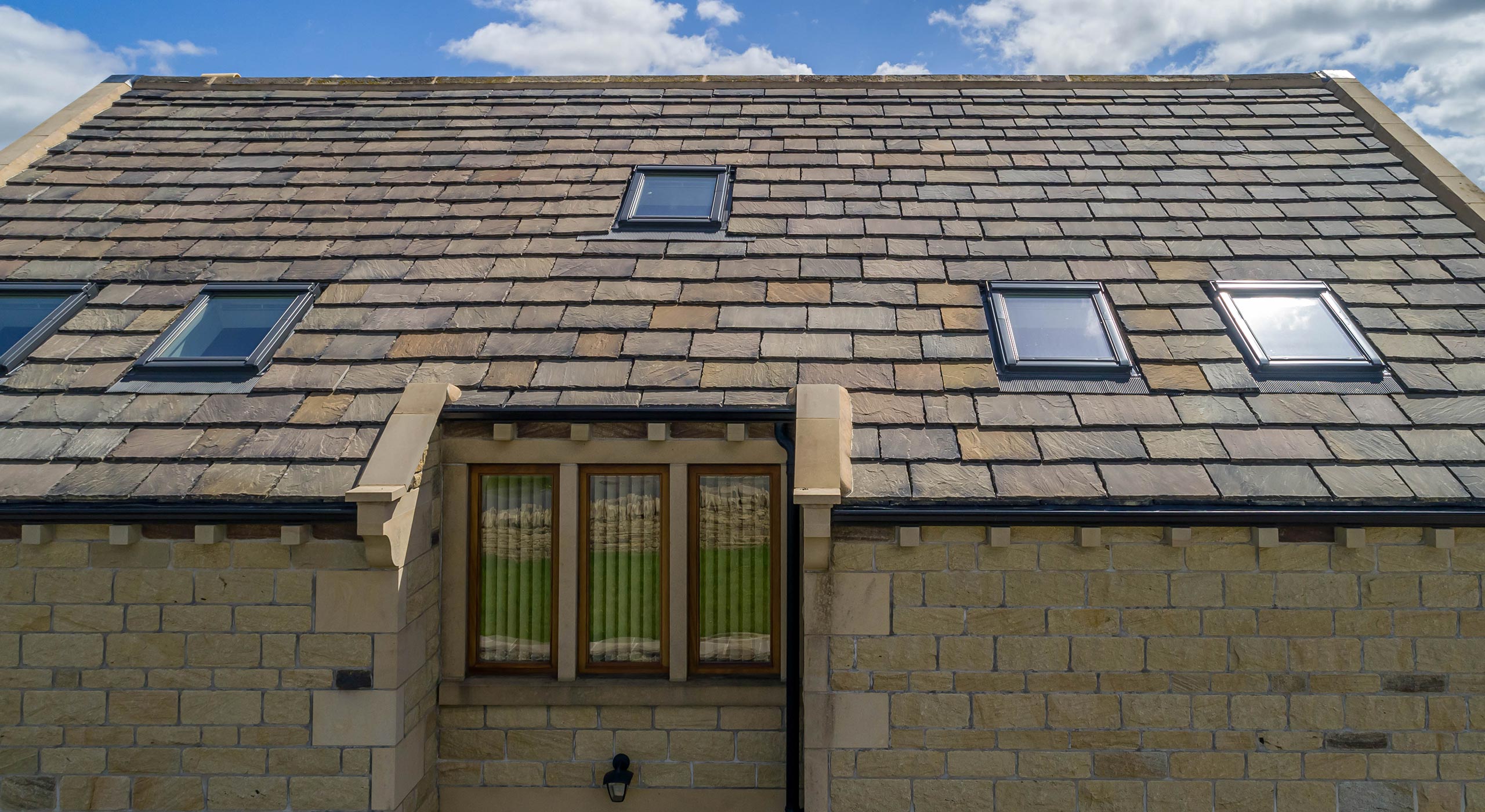Aged Yorkstone Roof