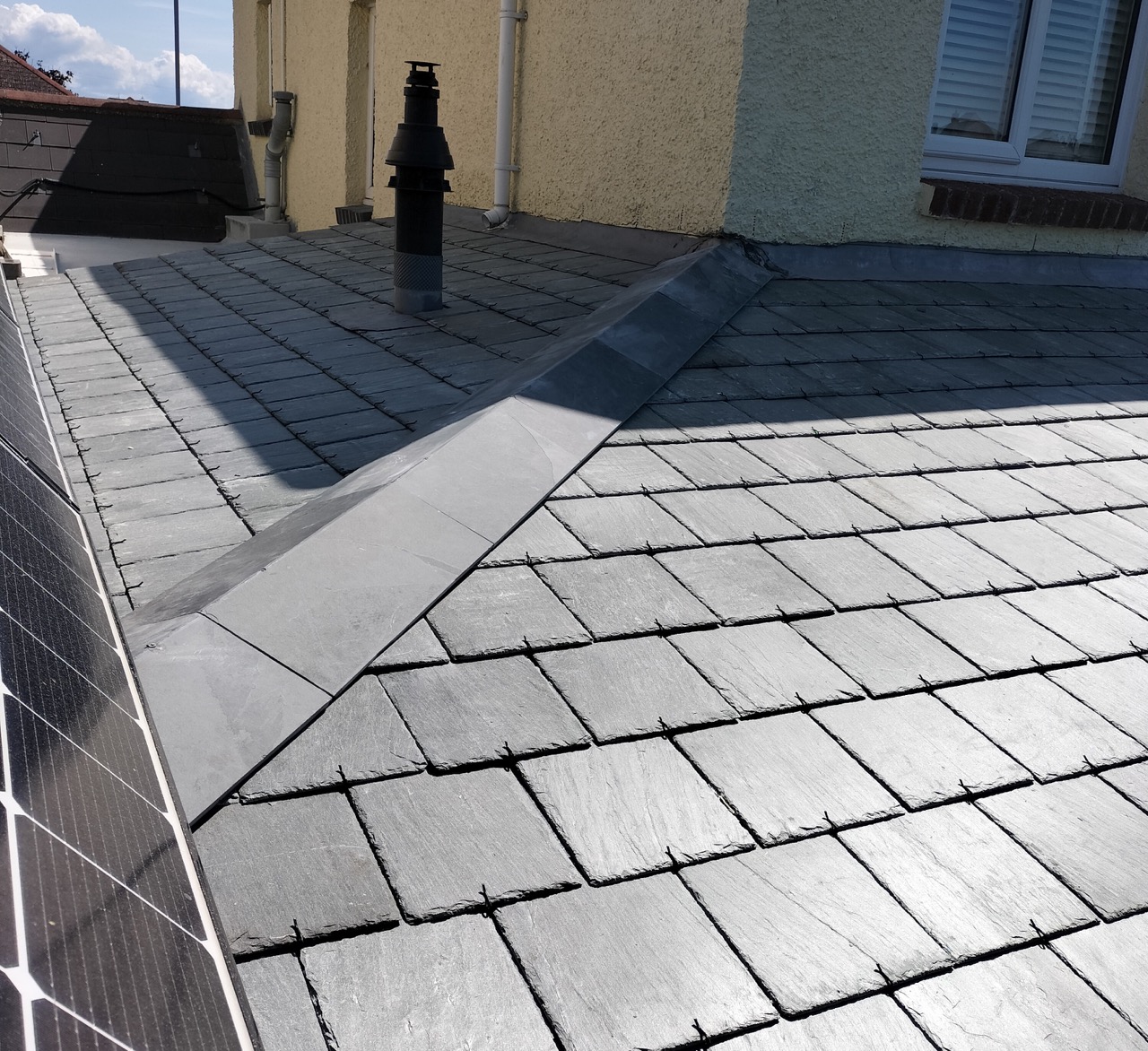 Low pitch slate roof - Case Study