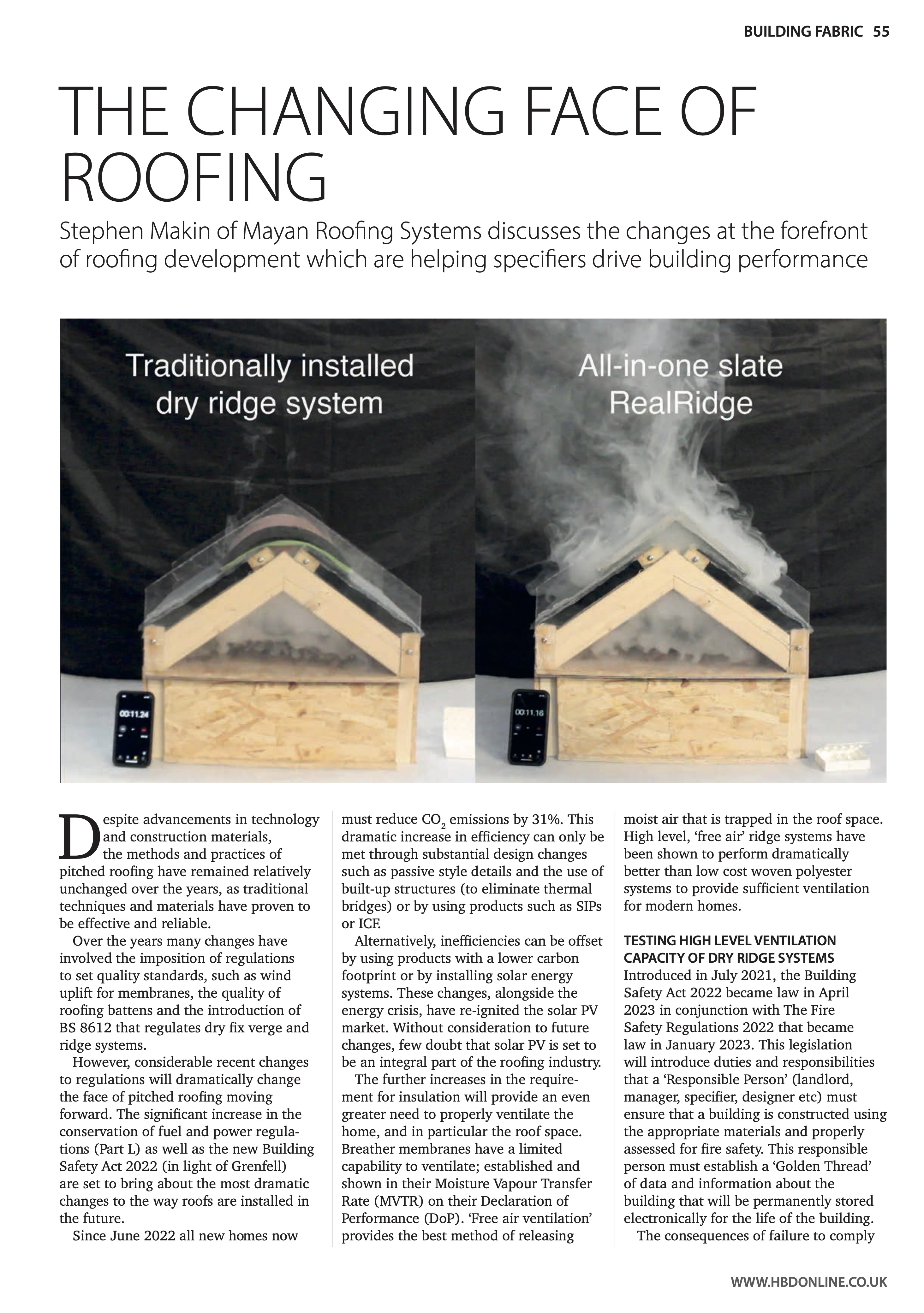 The Changing Face of Roofing